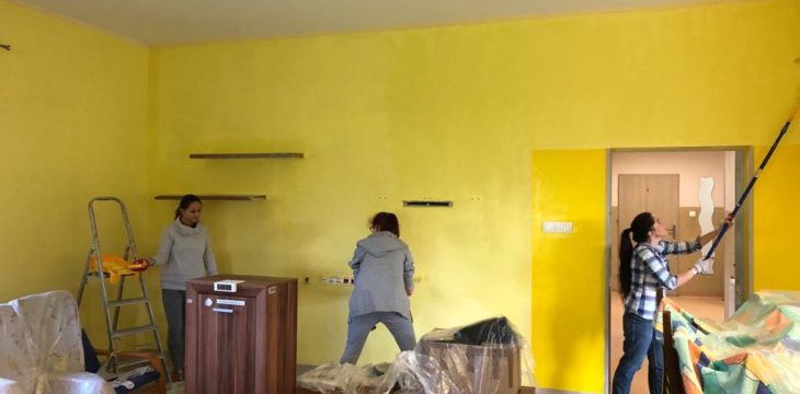 Pracownicy ZM Henryk Kania S.A. malowali  w naszym domu.